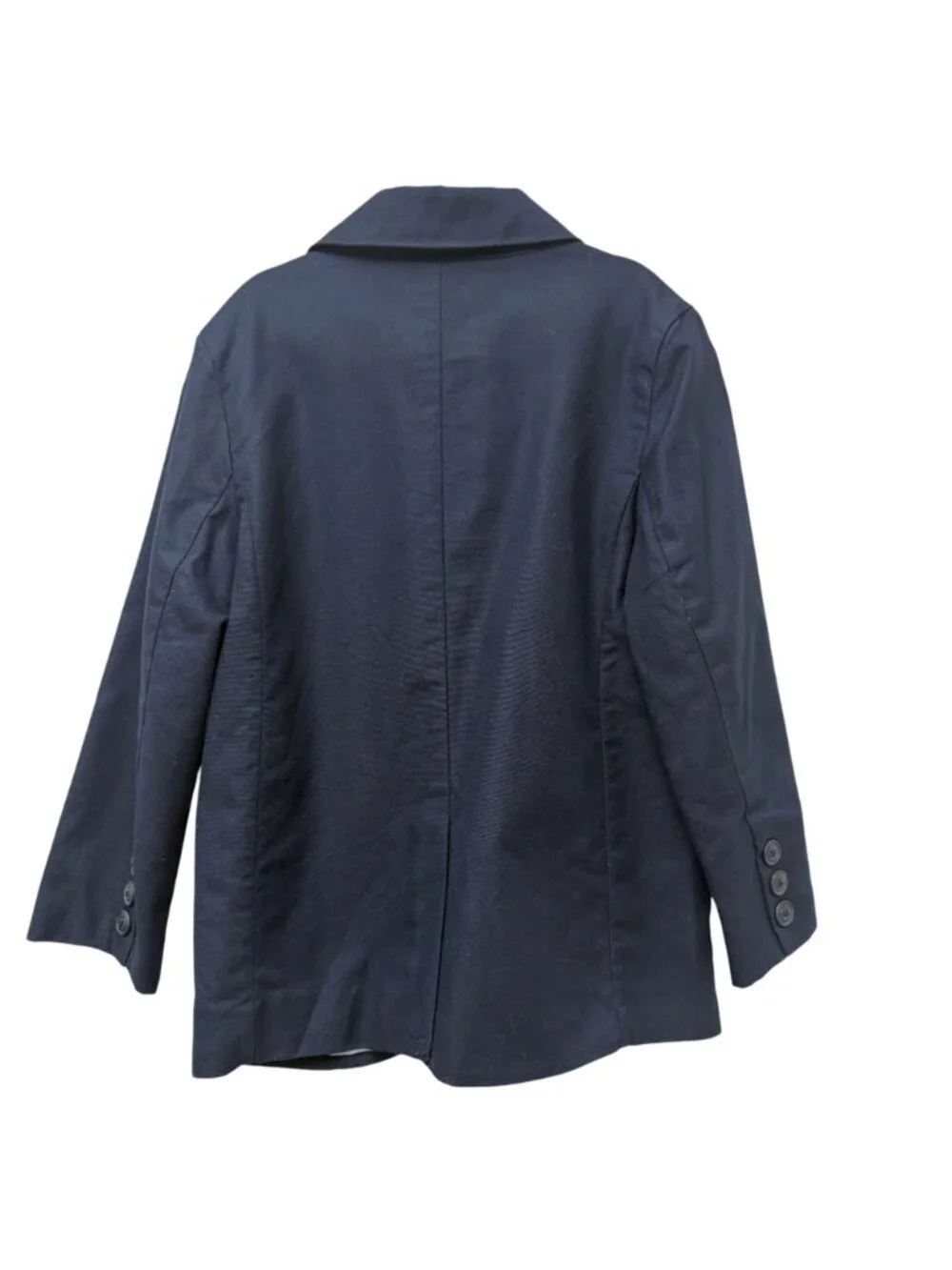 GAP Little Boys Blazer Size 5T Navy Blue Cotton Lined Classic Preppy Jacket